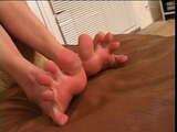 Follando con los dedos de los pies